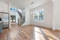 space for a large dining room table.