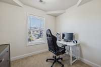 Flex area inside bedroom.