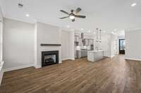 This looks more like a single family home. You won't believe you are in a townhouse.