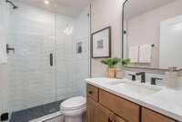 First floor bedroom en suite bath *Photos are for representational purposes only and are of a similar floor plan with differing finishes*