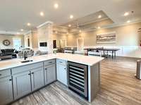 Community Clubhouse with a wet bar