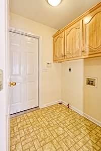 Laundry Room on Main level off the Garage