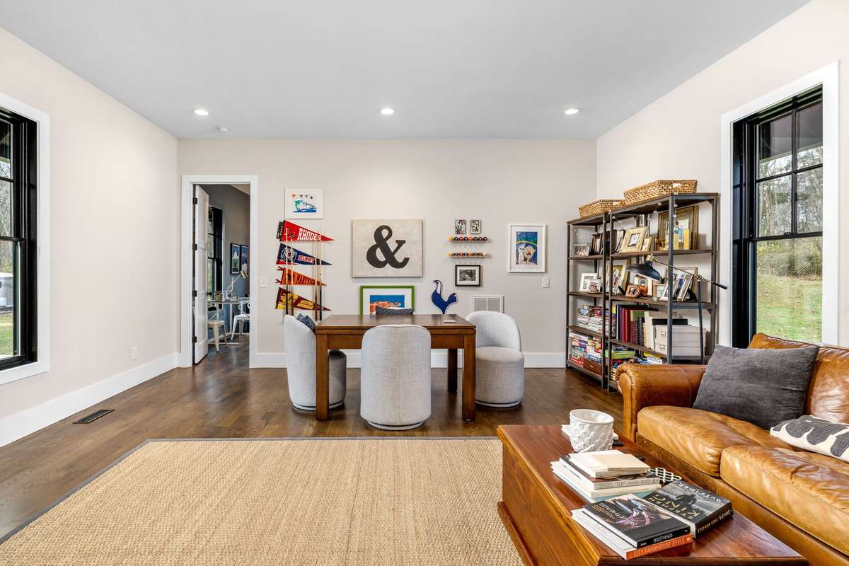 We love playing games in here or watching movies with our friends.