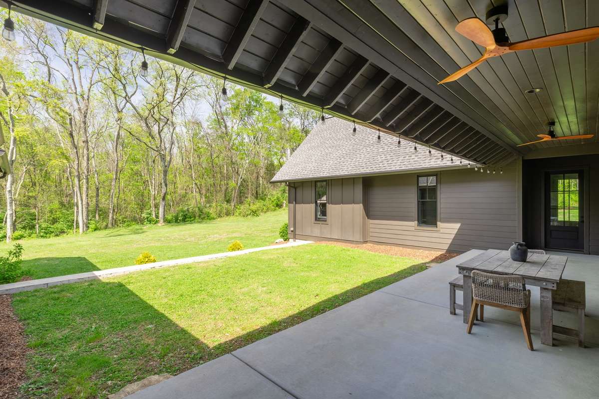 This is the perfect spot for a swimming pool. We love the outdoor areas in this home!