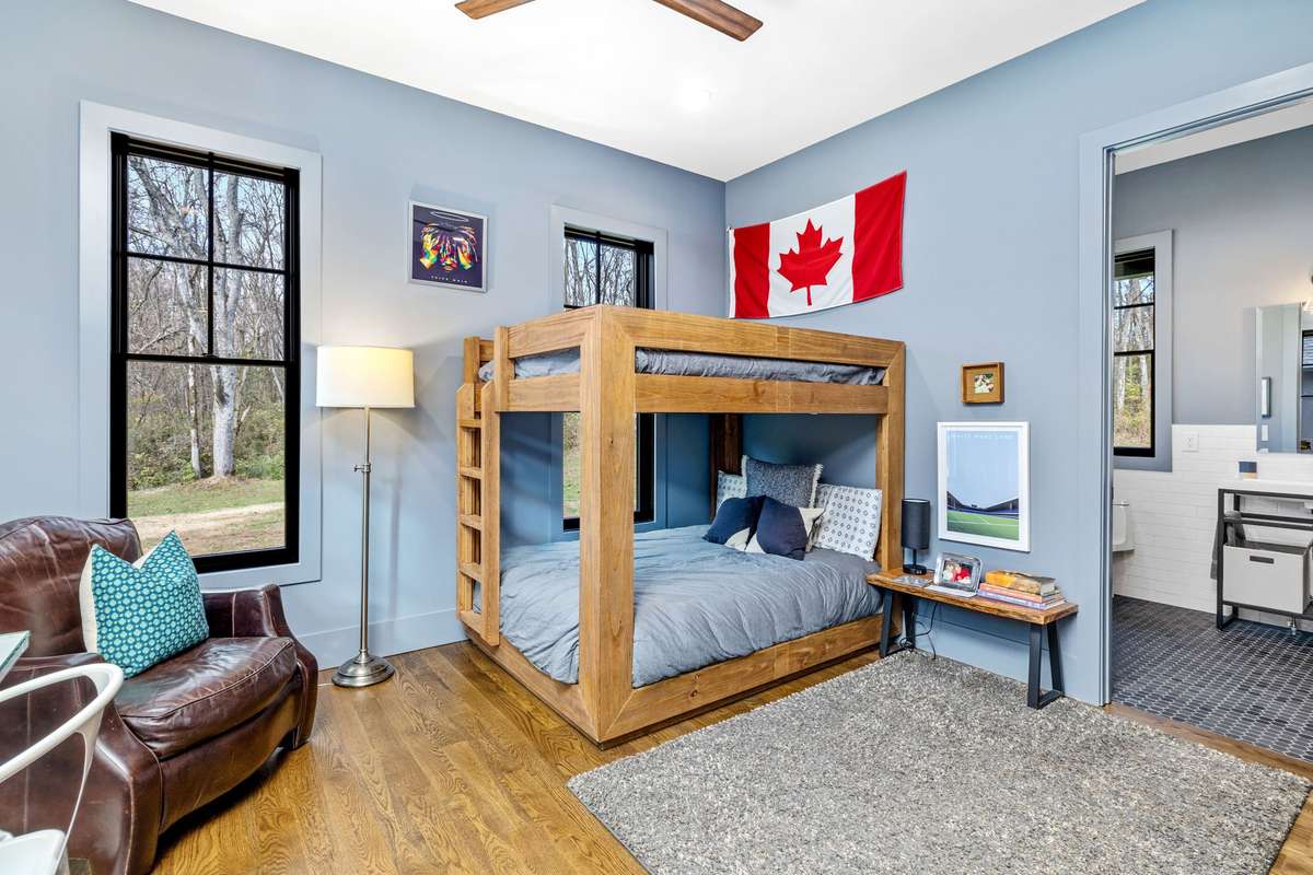 We love to read and every bedroom has a reading nook and desk area. You will love the functionality as you tour this home.