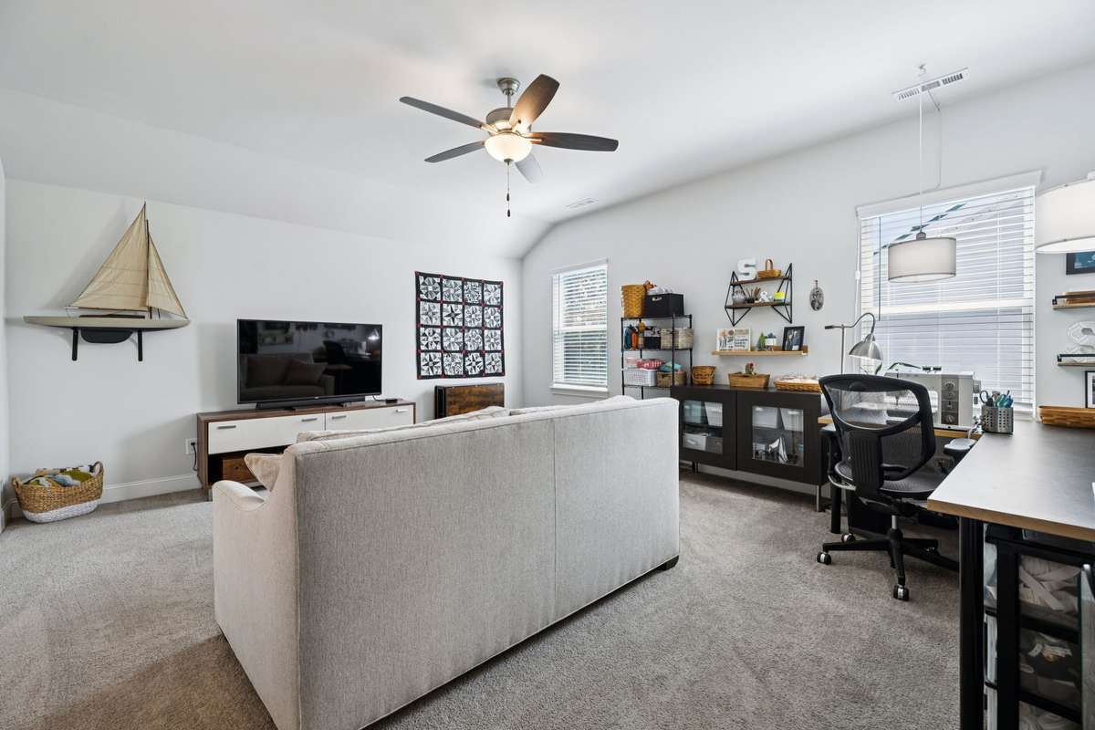 Bonus room on the second floor of the property - large enough for multiple uses.