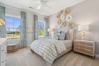 Bedroom 3 is situated on its own hall off of the Den and has next door access to Large bathroom.