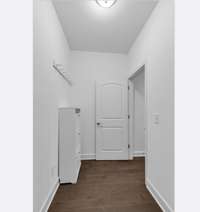 Huge walk in storage closet at the end of the hallway.