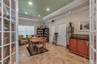 Library of books and movies perfect for the residents to use