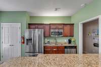 Kitchen located in the clubhouse for resident use