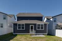 This home features a flat backyard, perfect for outdoor activities.