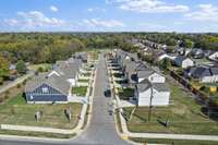 Caraway's street scape is charming.  Come choose your new home today!