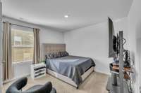 Bedroom 3 has lots of natural light and walk-in closet.