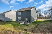 Picture of the back of the house showing the patio. Great space to relax and enjoy the outside