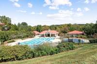 Imagine relaxing next to the pool on a warm summer's day!