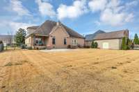 At a little over half an acre, while being in a cul-de-sac you have such a peaceful back yard!