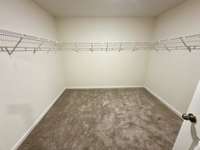 Primary walk in closet