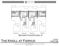 615 Swanston Lane Unit 149 - Everleigh Floor Plan - End unit of the end building, open space in front, beside and behind.