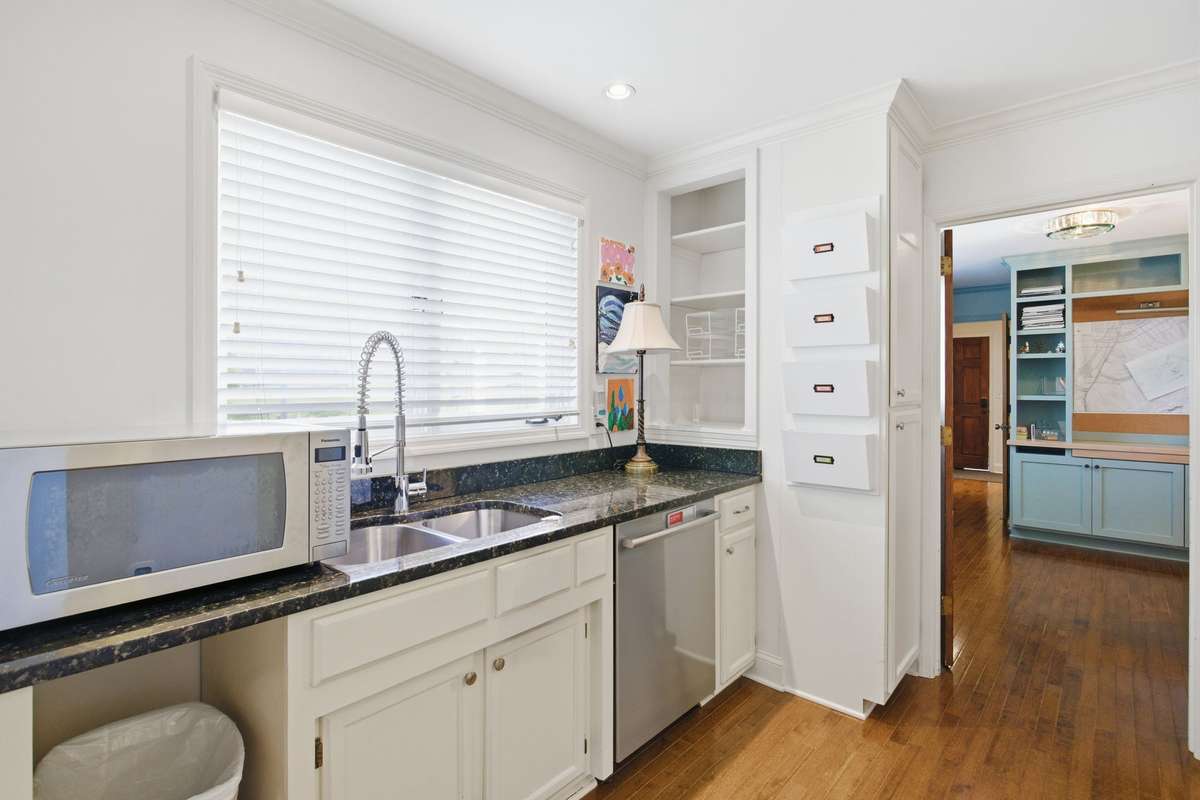 Scullery off of the main kitchen.