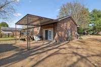 Private entrance to the bonus suite, ideal for guests, in-laws, or potential rental use.