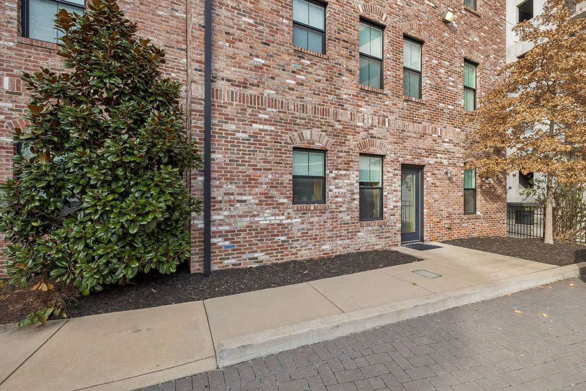 Front exterior door, street level.