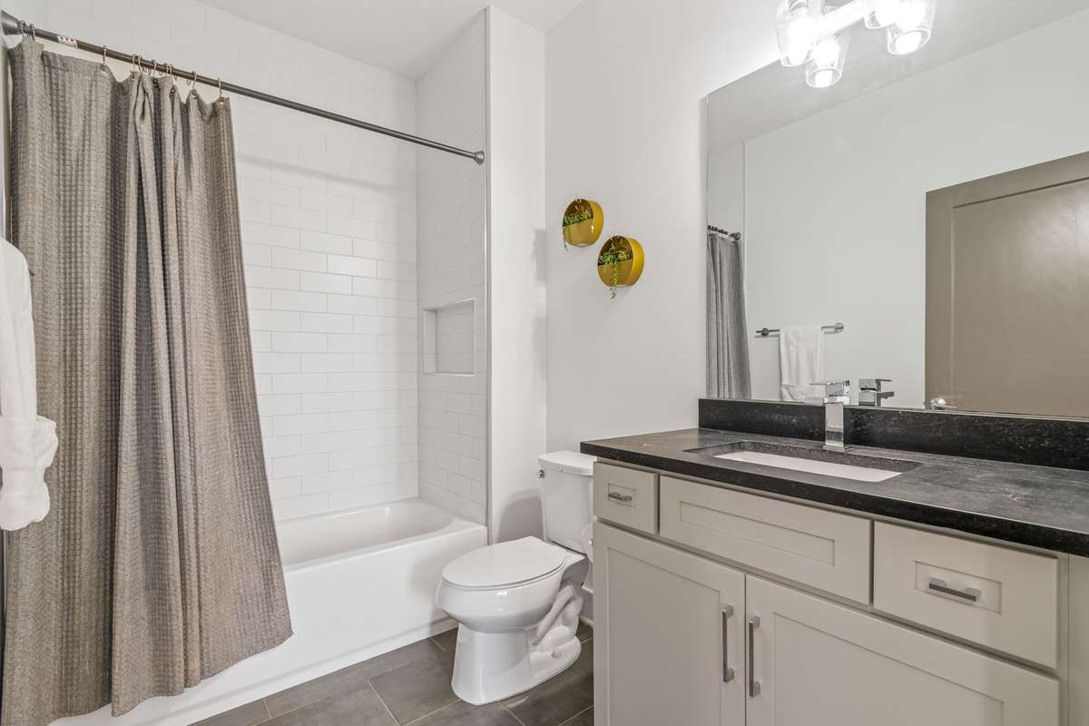 All bathrooms have luxury finishes.