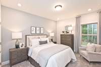 Photo is not of the actual home, but is an inspirational photo of builder’s model home and may depict options, furnishings, and/or decorator features that are not included