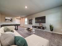 Photo is not of the actual home, but is an inspirational photo of builder’s model home and may depict options, furnishings, and/or decorator features that are not included