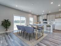 Photo is not of the actual home, but is an inspirational photo of builder’s model home and may depict options, furnishings, and/or decorator features that are not included