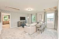 Photo is not of the actual home, but is an inspirational photo of builder’s model home and may depict options, furnishings, and/or decorator features that are not included