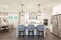 Photo is not of the actual home, but is an inspirational photo of builder’s model home and may depict options, furnishings, and/or decorator features that are not included