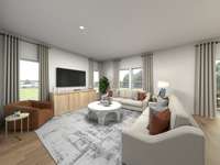 Photo is not of the actual home, but is an inspirational photo of builder’s model home and may depict options, furnishings, and/or decorator features that are not included