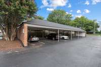 Assigned covered parking close to home.