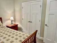 Second bedroom has double closet doors as well as double windows