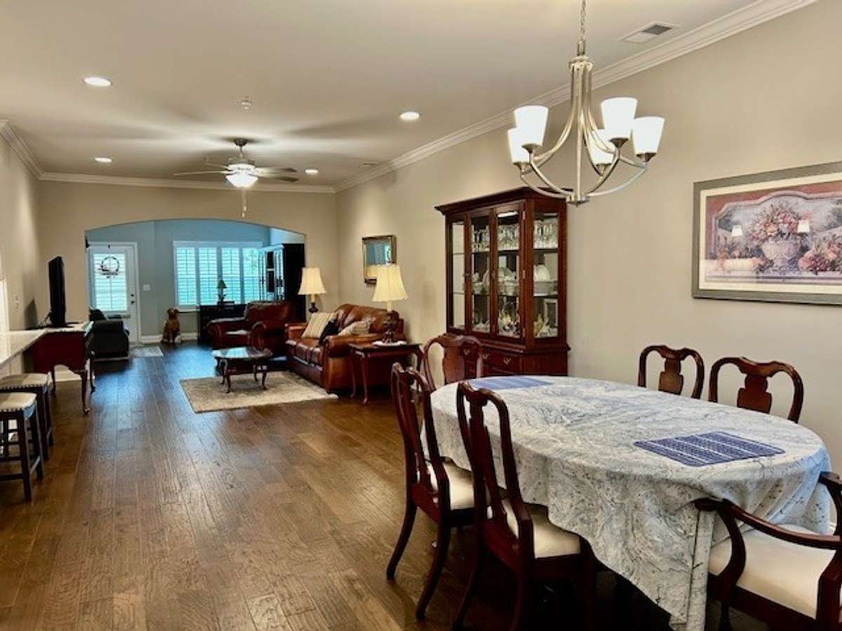 With this open floor plan, you can choose many options on how you design your living space.