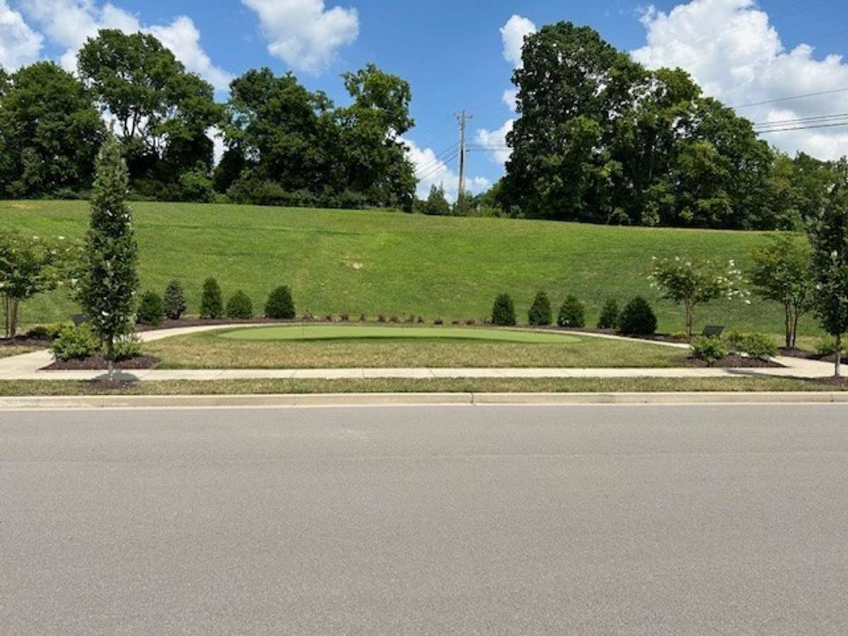 Across the road from 118 Jane Xing is a putting green.