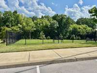 There is a dog park at the front of Groves Reserve.