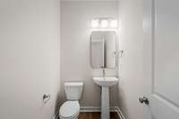 Powder room on main level