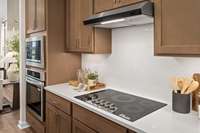 *Photo of our staged model home to show furniture and layout ideas