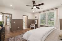 *Photo of our staged model home to show furniture and layout ideas