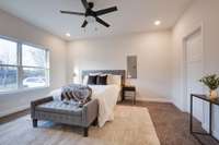 SPACIOUS Primary Suite w/ Spa Worthy Bathroom + Walk In Closet