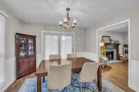 Currently used a dining room, this space offers endless options