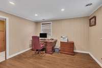 Freshly painted office