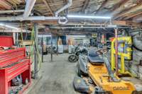 Over 500 ft of additional storage for mowers, motorcycles, bikes, tools, etc