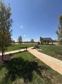 Landscaped courtyard
