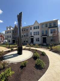 Landscaped courtyard