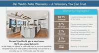 In addition to providing you with an amazing community featuring top notch amenities and a desirable location, Del Webb also comes with an industry-leading home warranty to provide you peace of mind!