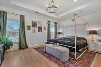 Primary Bedroom is on the main level with the other 2 bedrooms.