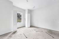 Large dining room is open to the kitchen and living room