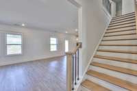 This photo is a sample of the Winston floorplan.  Options and exterior will vary depending on customer selections and preferences.